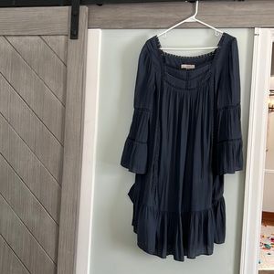 Boho Loft dress, steel blue